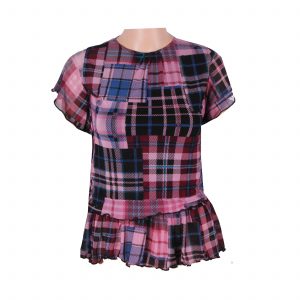 Multi-color Net Top For Women