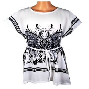 White Linen Caftan For Women