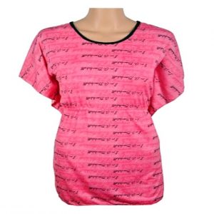 Salmon Linen Caftan For Women