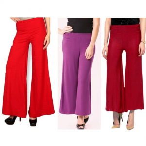 Pack of 3 pcs Women's Palazzo